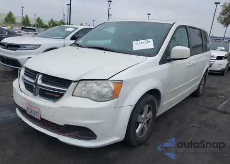 2012 Dodge Grand Caravan Sxt z USA, uszkodzony, nr VIN 2C4RDGCG1CR274833